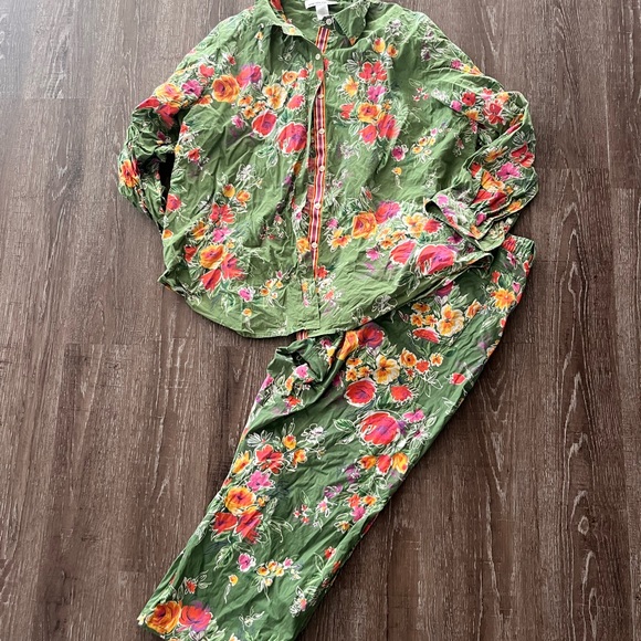 Jones New York Pants - Jones New York Floral Multicolor Pants